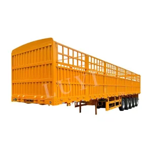 5-Axis 80 Ton Fence Semi Trailer