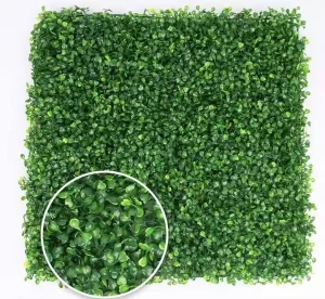 Customization 50*50cm 100*100cm Artificial Boxwood Panelstopiary Hedge Plant UV Protected