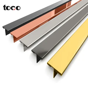 Antique Wall Decoration Furniture Metal Profiles Strips Stainless Steel Ceramic Tile Trim