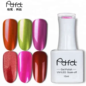 Professional Nails Polish Salon Professional Products Nail Polish Gel UV Shinny Soak off Organic Metallic Mirror Gel Polish