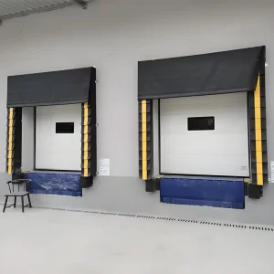 Industrial Automatic Vertical Lift Insulated Overhead Sectional Doors for Warehouse or Factory