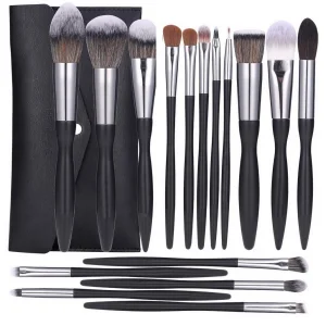 17pcs Premium Synthetic Makeup Brushes Set