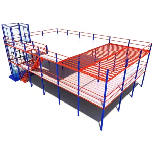Wholesale Steel Anti-Rust Heavy Duty Industrial Mezzanine Rack Floor Shelving System