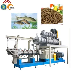 Full Automatic Pet Fish Feed Meal Processing Making Machine Machinery Fodder Production Equipment Line