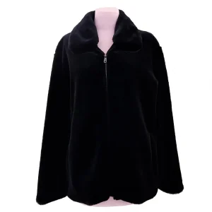 Designer Inspired Faux Mink Cropped Coats for Wholesale