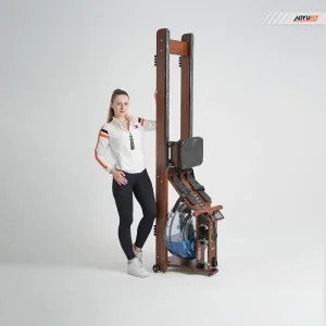 Space Saving Wooden Rower