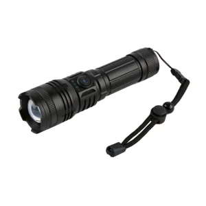 Global Leading Aluminum Zoomable White Laser Led Rechargeable 800LM High Lumen Flashlight with Power Bank for Ourdoor Indoor Manufacturer, Products