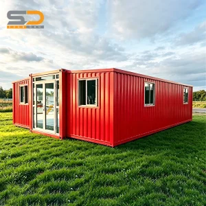 20ft 40ft Professional Grade Galvanized Steel Frame Seismic Expandable Container House Suitable for Emergency Shelters