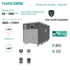 Nancome 75kwh Solar-Powered Mobile Charging Solution for Evs and Remote Area Charging