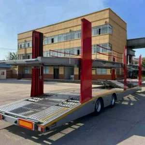 Adjustable Height Car Hauler Flatbed Trailer for Matching Different Towing Vehicle Chassis