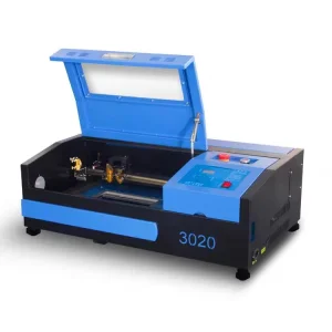3020 Co2 Laser Cutting Machine for Acrylic Plastic Rubber Ceramic Wood Engraving Supports AI BMP PLT Graphic Format for Metal