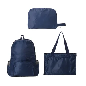 Bolsa plegable para la piel Mochila portátil impermeable