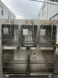 Stainless Steel Pet Hospital ICU Recovery Cage