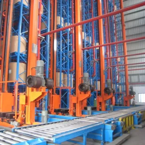 Heavy Duty Warehouse Storage Stacker Crane Automation Asrs System for Food and Beverage Warehouse
