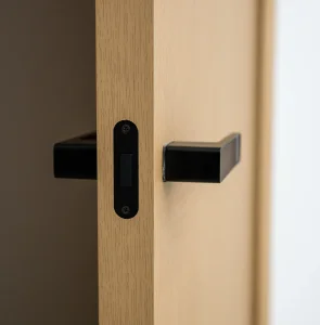 Fornecedor de alta qualidade da China, porta composta de madeira ecológica personalizada e à prova de som para hotel, hospital, casa e quarto