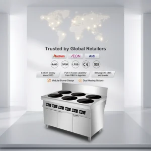 Best Quality Kitchen Restaurant High Power Stainless Steel Induction Cooker Stove Electric Commercial Grade Energy Saving