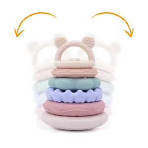 Wholesale Montessori Silicone Stacking Toy