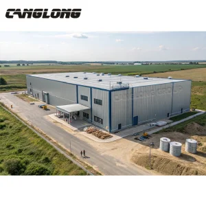 Galvanized Steel Structure Distribution Center with Long Life for Supply Chain Use