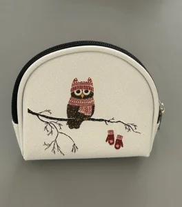 Carteras de monedas con diseño personalizado de búhos en venta