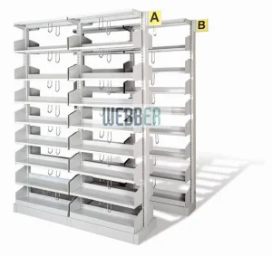 Metal Library Bookshelves