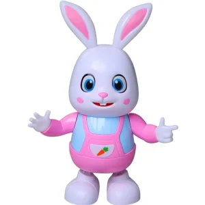15+ Years Factory Funny Dancing Rabbit Lovely Action Figure with Music and Light for Kids for Easter Gift