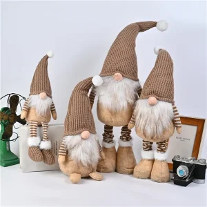 China Merry Christmas Big Gnome Plush Stretchable Christmas Decoration Supplies Christmas Ornaments SET Factory, Factories