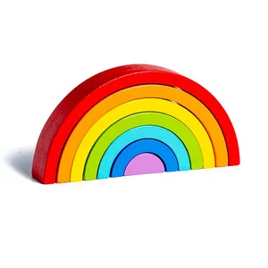 Montessori Wooden Building Blocks