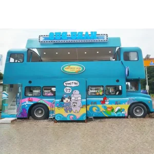 Electric Mobile Ice Cream Food Trailer Trucks Can Be Customized