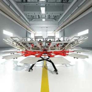 Ns1010-HD New Serigraphy Manual T-Shirt Screen Printing Machine Multicolor with 10 Colors 10 Stations Easy to Operate CE Certified