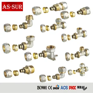 High Quality Pex Pipe Multilayer Brass Compression Fittings