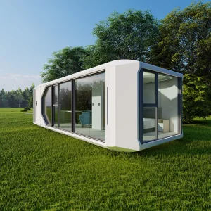 Modular Smart Tiny Capsule Space House with High Mobility and Smart Home System