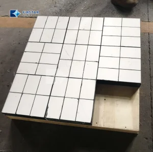 Composite Plate Steel &amp; Rubber Backed Zta Ceramic Tiles