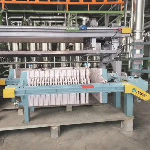Automatic New Chamber Hydraulic Filter Presses with 10-400m Filter Area and 0.6Mpa Pressure for Wastewater Treatment for Sale