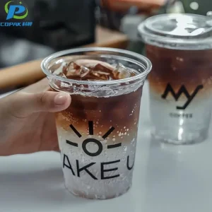 Wholesale custom design PET cold cups