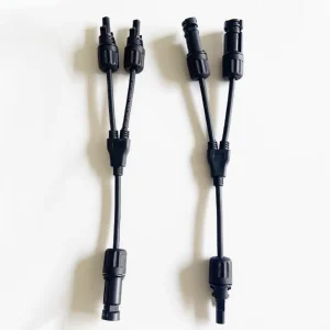 1000V 35A Waterproof Y Branch Solar Connector PV Panel Cable Parallel 2-to-1 Male/Female Power Application
