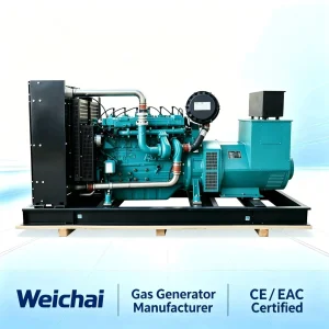 مجموعة مولدات الغاز الطبيعي ويشاي المثبتة على هيكل متحرك 250kw لتوفير الطاقة المستمرة