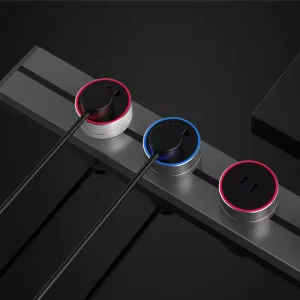 Multi Functional Smart Office Kitchen Desk Power Rail Track System