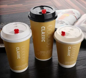 Custom Logo Microwave Safe Paper Drinking Cup
