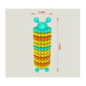 Wholesale Toy Designer Caterpillar Shape Dog Toothbrush Chew Pet Toys