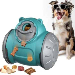 Puppy Toy Adjustable Food Dispensing Treat Dispenser Dogs Puzzle Feeder Slow Feeding for Aggressive Chewers Breed Pet Gift