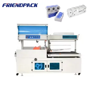 BF550 Automatic Plastic Film Side Sealing Shrinking Machine Heat Shrink Wrap Packing Wrapping Machine for Food Perfume Box Motor