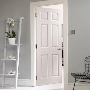Customizable Solid Wood Blast Door - Bullet Resistant for Enhanced Security