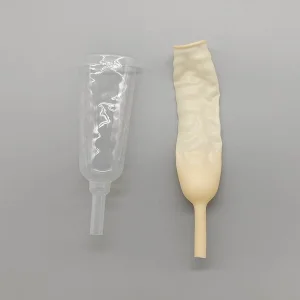 Desechables-médicos-suministros esterilizados catéter de Incontinencia externa de silicona masculina