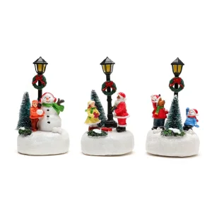 Novidade Clássica Artesanal Ornamentos de Natal em Resina Ornamentos de Papai Noel Decoração Produtos de Presente para Lareira