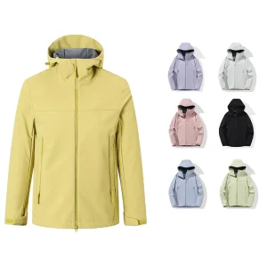 Men and Women Windproof Breathable Claiming Outwear Waterproof Sport New Style Outdoor Jacket with High Soft Fabric Rain Jacket Coat