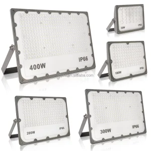 High Brightness Waterproof LED Floodlight Cool White 30W-400W Outdoor Garden Park Yard Garage Lighting Sports Stadium Spotlight