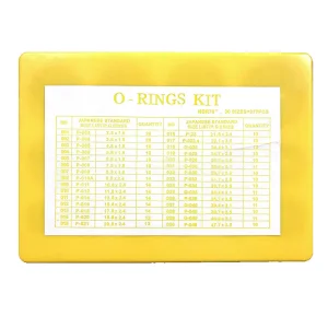 Conjunto de Anéis O de Borracha Mecânica Hidráulica para Reparo de Escavadora, Caixa de Ferramentas de Selagem, NBR FKM Silicone, Kit Gigante de Anéis O
