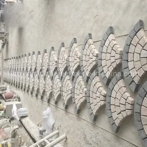 Black Granite Mesh Cobblestone