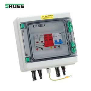 Shijee High Quality Suzhou Solar Panel Junction Box Connection Unit PV DC Photovoltaic Combiner Box