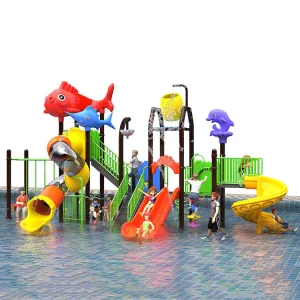 Commercial Fiberglass Plastic Water Slide for Children Professional Water Pool Park Equipment Playground Tube Slide